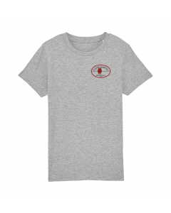 Kinder T-Shirt - 100% BioBaumwolle (navy, rot, heathergrey)