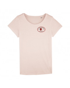 Damen T-Shirt - 100% Biobaumwolle - blackheatherblue, heathergrey, candypink